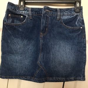 Blue jean skirt
